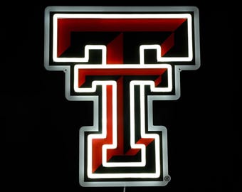 Texas Tech Red Raiders LED Neon Sign - Standard (12.49" x 15")