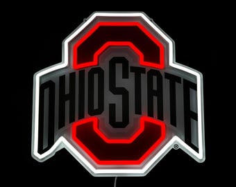 Ohio State Buckeyes LED Neon Sign - Standard (15" x 14.90")
