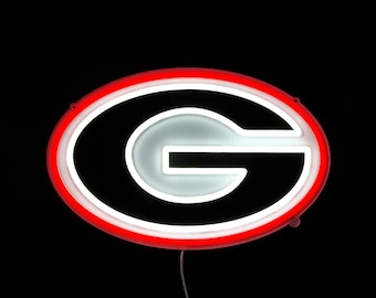 Georgia Bulldogs LED Neon Sign - Standard (15" x 9.75")