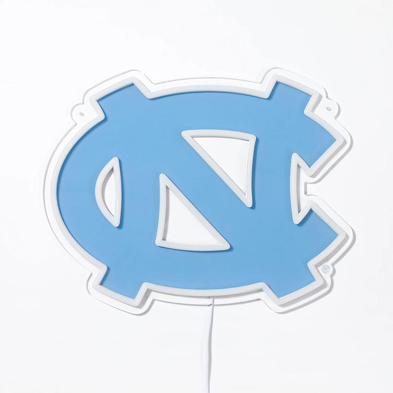 Letreiro de LED Neon dos Tar Heels da Carolina do Norte imagem 2