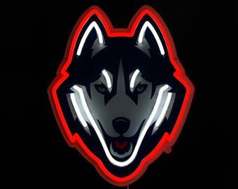 UConn Huskies LED Neon Sign - Standard (15" x 14.83")