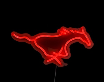SMU Mustangs LED Neon Sign - Standard (15" x 7.65")