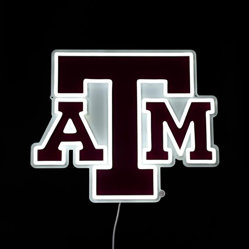 Texas A&M Aggies LED Neon Sign - Standard (15