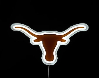 Letreiro de LED Neon dos Texas Longhorns
