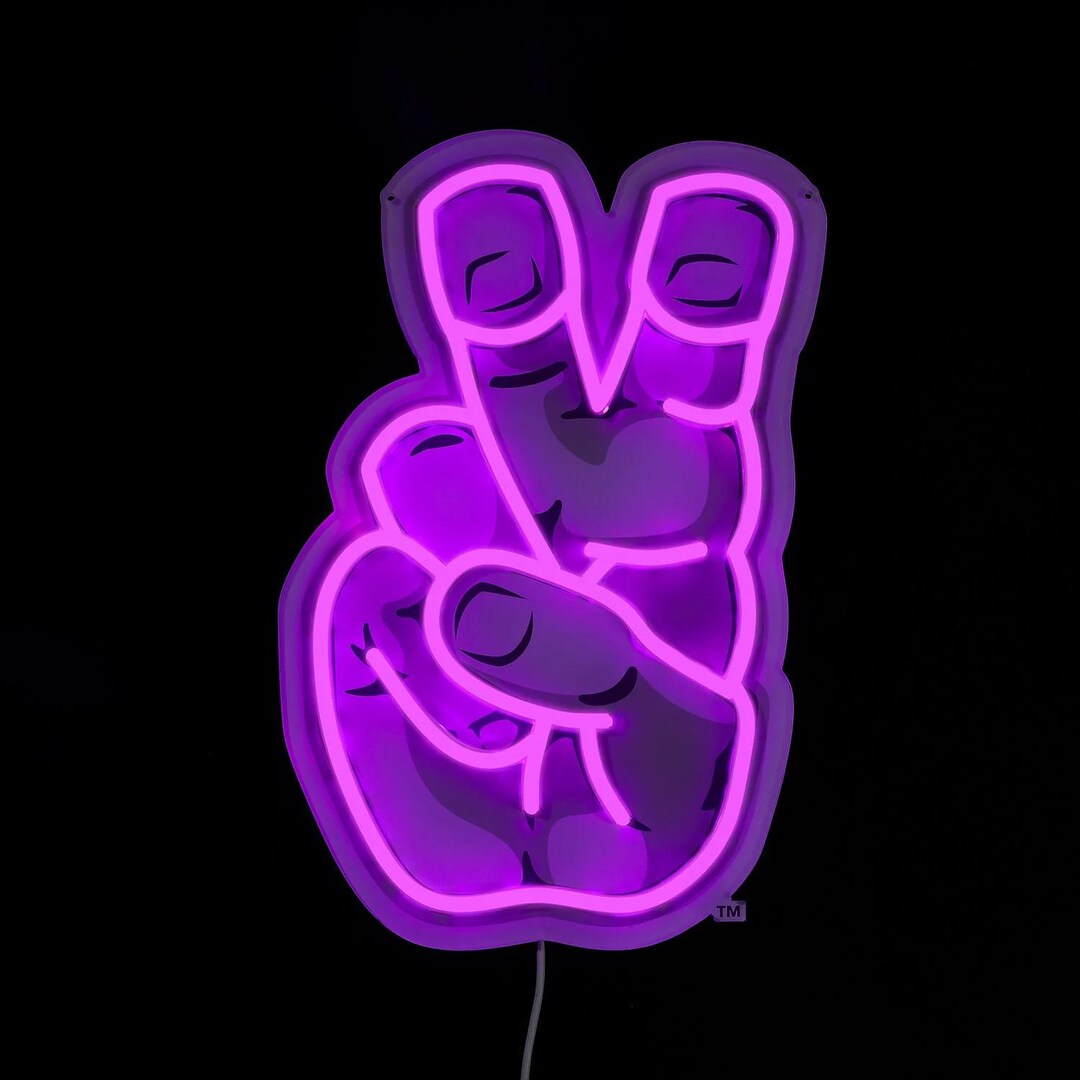 TCU Horned Frogs Hand Logo LED Neon Sign - Etsy