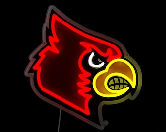 Louisville Cardinals LED Neon Sign - Standard (13.64" x 15")