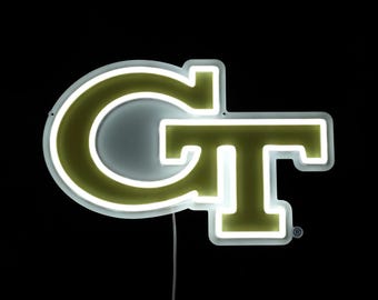 Georgia Tech Yellow Jackets LED Neon Sign - Standard (15" x 9.69")