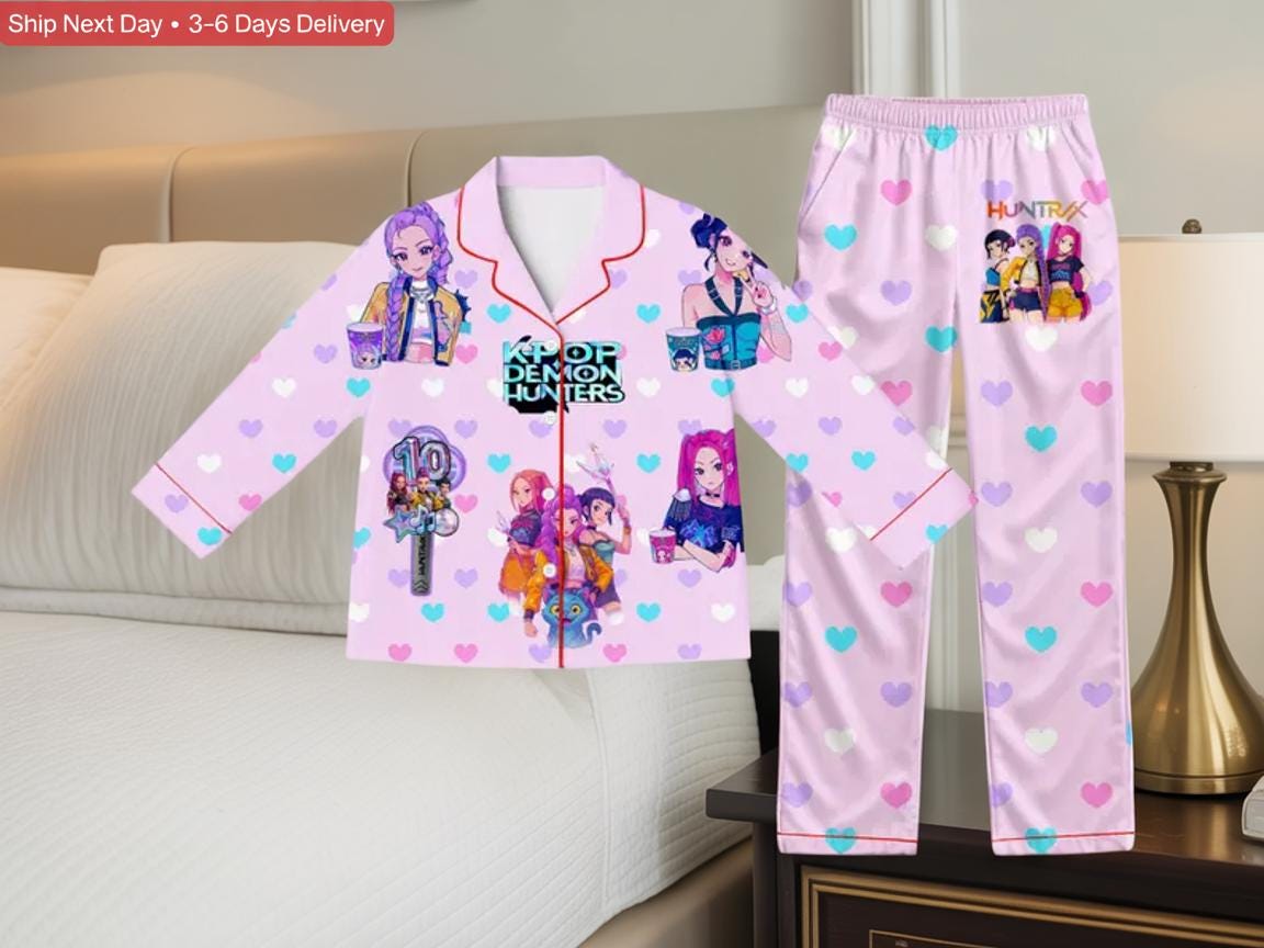 Générique Pyjama Enfant 2 Pièces Garçons Filles Manches Longues Doux