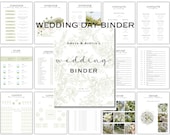 Elegant Wedding Planner Binder: 100+ Page Customizable Canva Template
