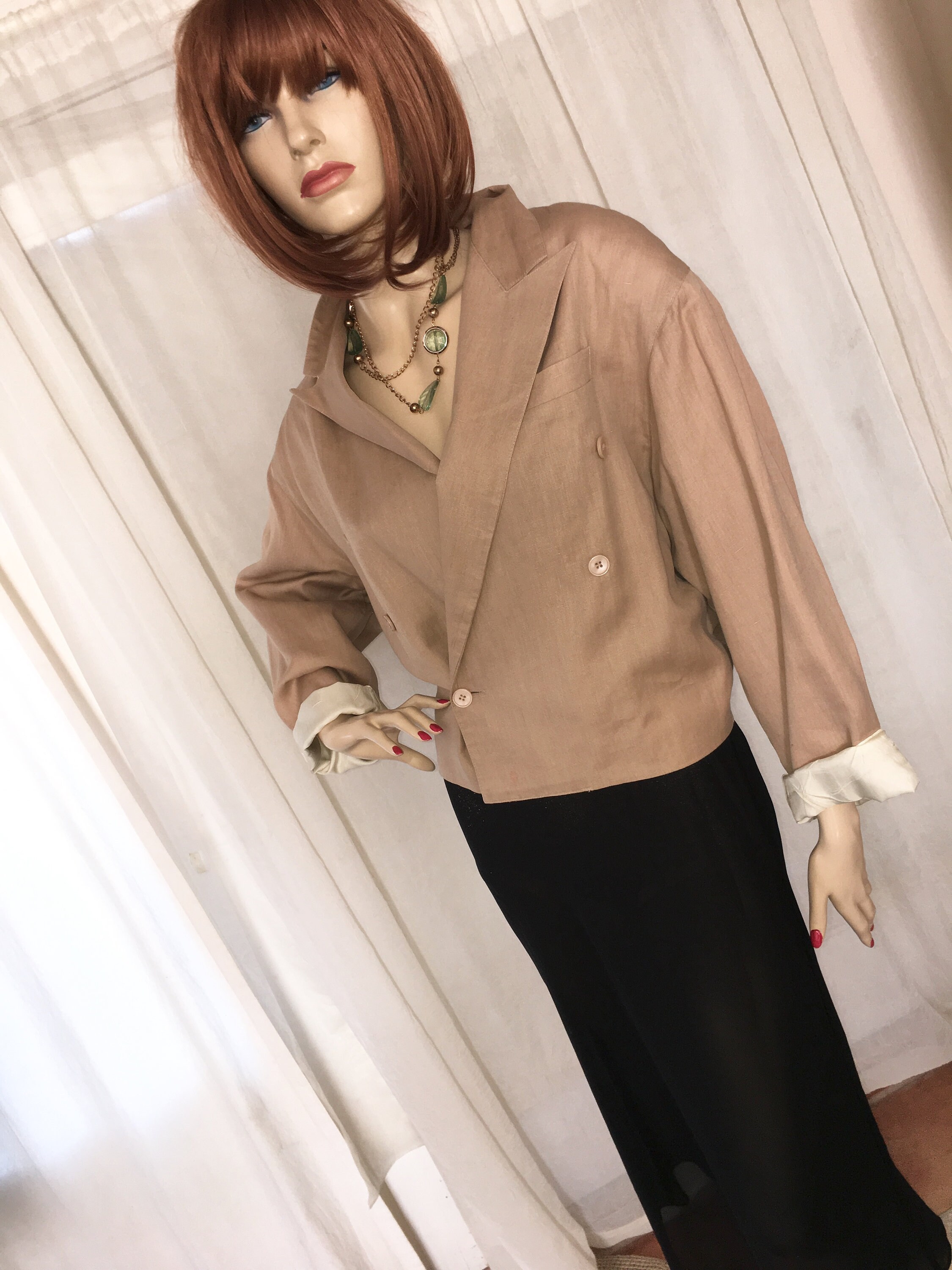taupe bolero jacket