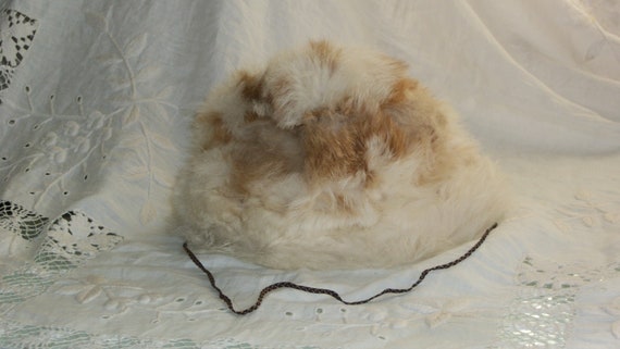 Antique Edwardian Rabbit Fur Hat Multi Childs or … - image 8