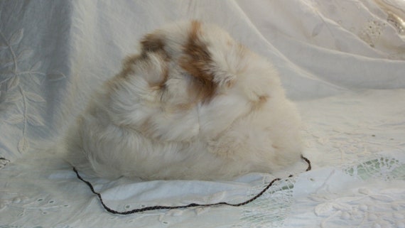 Antique Edwardian Rabbit Fur Hat Multi Childs or … - image 9