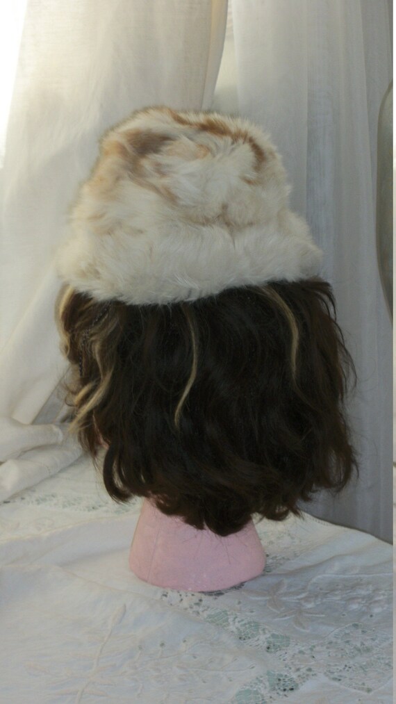 Antique Edwardian Rabbit Fur Hat Multi Childs or … - image 5