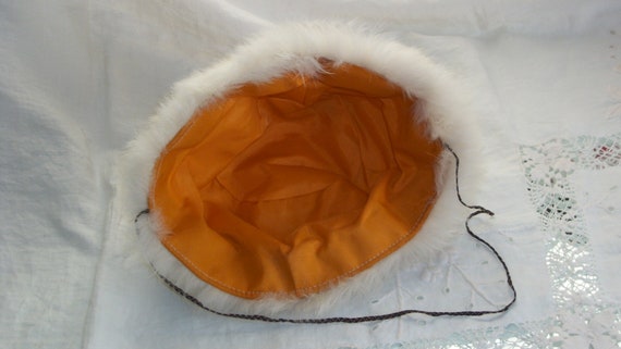 Antique Edwardian Rabbit Fur Hat Multi Childs or … - image 10
