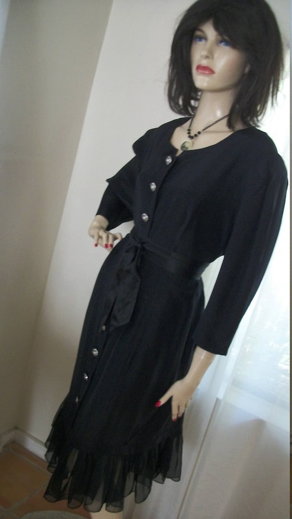 Vintage Edwardian Goth Style Dress Redesigned Abou