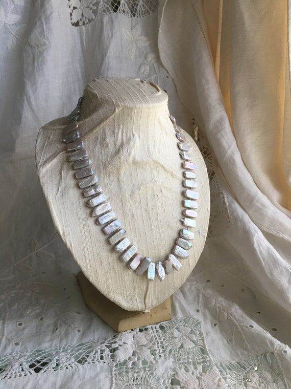 Vintage Handmade Silver Rectangular Real Baroque … - image 2