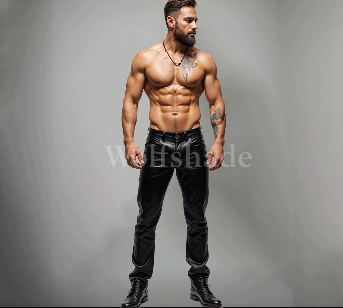 Bull Leather Biker Pant