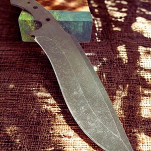 Handmade Custom Knife - High Carbon Steel Blade, Durable Design, Perfect for Outdoor Use, Collectors & Gifting, 395mm Total Length