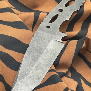 Sleipner Steel Tactical Knife - Stonewash Finish | Aggressive Design, 64 HRC Hardness | Limited Edition Handmade Blade