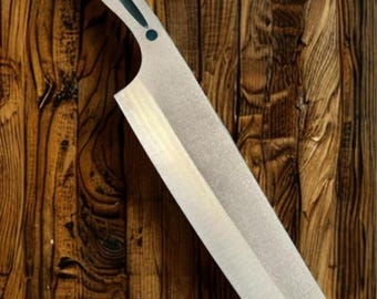 Nóż Böhler N690 Usuba Blank, stal nierdzewna 60HRC, ostrze DIY 324 mm