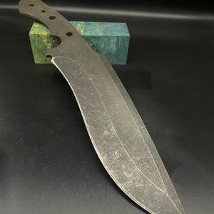 Sleipner Makava Knife - Premium Semi-Stainless Steel Blade, High Hardness 60 HRC, 395mm Durable Survival Tool
