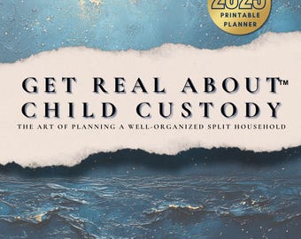 Co-Parenting Planner: Split Custody Organizer (Printable PDF)