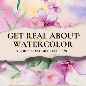 水彩画デジタル印刷ワークブック - 絵画ガイド、アート練習シート、初心者向け水彩画 PDF