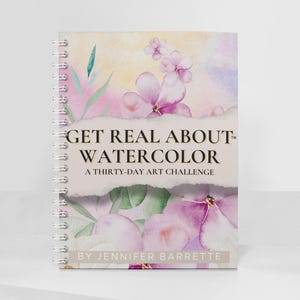 Watercolor Digital Printable Workbook – Painting Guide for Beginners, Art Practice Sheets, Watercolor Tutorial PDF, Instant Download