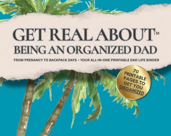 Organized Dad 70-Page Printable Workbook: Family Planner PDF