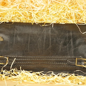 Vintage &#39;The Bridge&#39; Lederclutch: Abendtasche im italienischen Stil