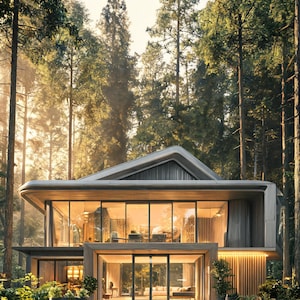 Custom AI Architecture Visualization, Building / Exterior Render, Photorealistic 3D, AI Photo Video, House Design