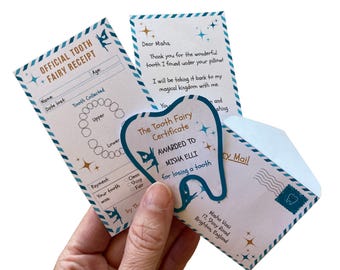 Tooth Fairy Letter, Tooth Fairy Certificate, Tooth Fairy Receipt, Tooth Fairy Pillow, Tooth Fairy, Tooth Fairy Kit, Tooth Fairy Note.