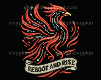 Phoenix Reborn – 1 Files/2 sizes (Left chest and Jacket Back)