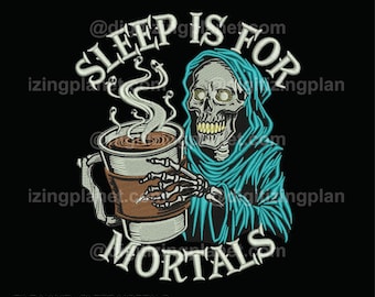Sleep Mortals – 1 Files/2 sizes (Left chest and Jacket Back)