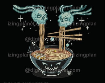 Scary Noodles – 1 Files/2 sizes (Left chest and Jacket Back)