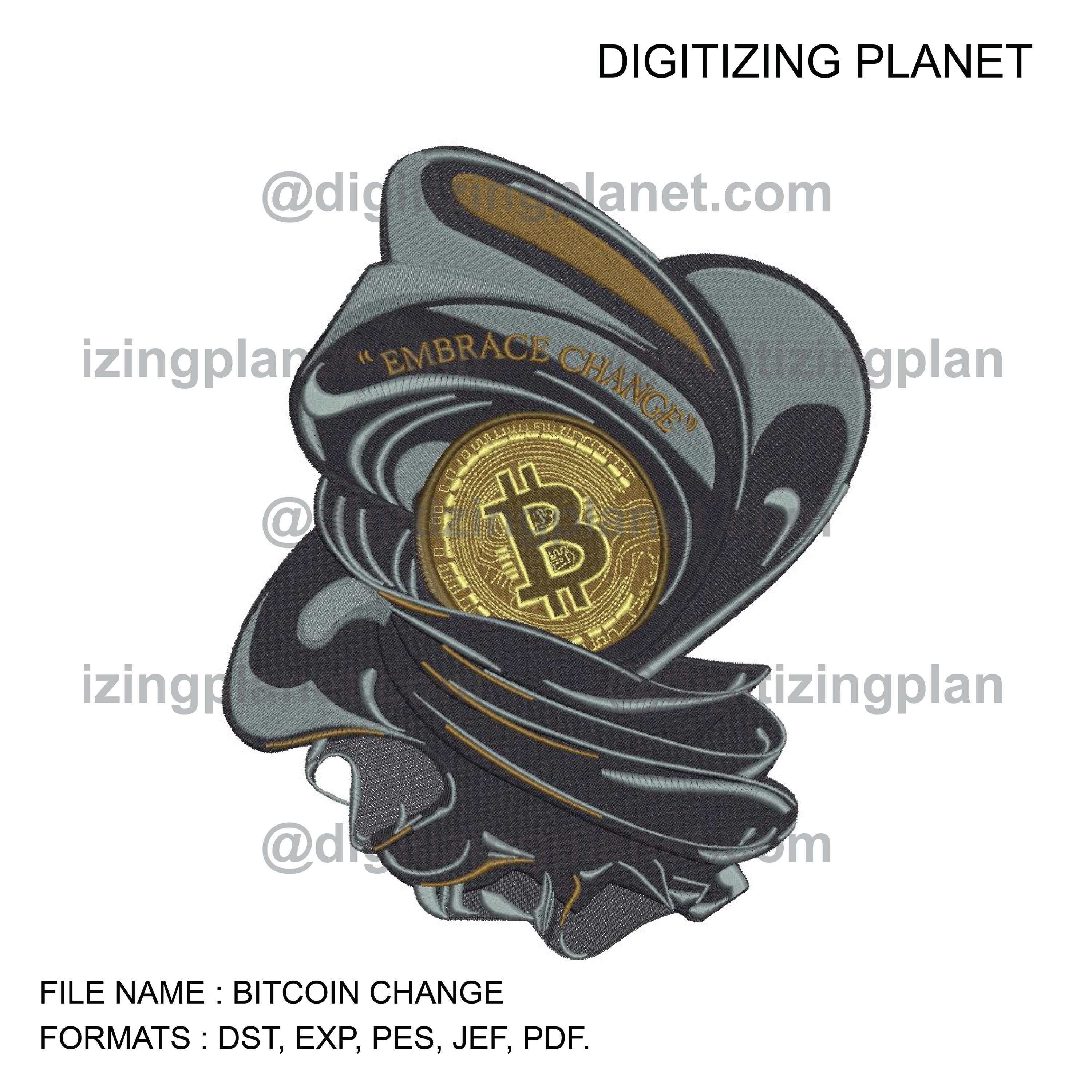 Bitcoin Change – 1 Files/2 Sizes (left Chest and Jacket Back) - Etsy