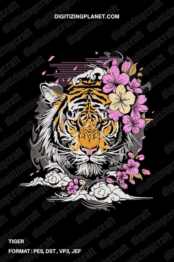 Top Selling 16 Embroidery Designs Package  Phoneix Tiger wolf dragon demonskull cars butterfly bonsai cherry devil millionaire mooncat eagle