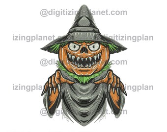 Halloween Scarecrow –  1 Files/2 sizes (Left chest and Jacket Back)