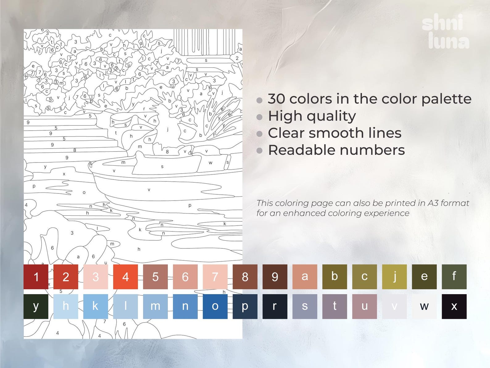Cottagecore Paint by Numbers for Adult, Garden House Digital Download ...