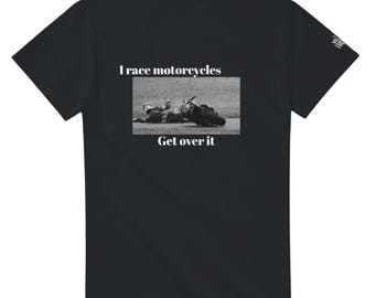 I Race Motorcycles drip Tee shirt