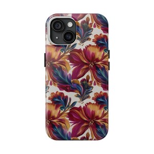 Floral Phone Case Design iPhone Tough Case, Samsung Galaxy, Durable Phone Case for Nature Lovers and Enthusiasts|