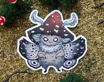 Mushroom Moth - Vinyl stickers