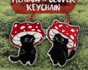 Meadow and Clover Friendship Keychain