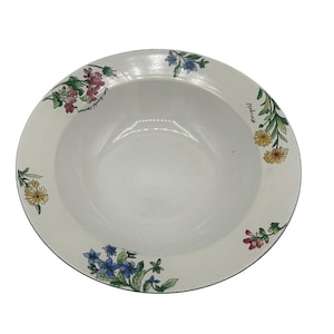 Sakura Majesticware Geranium Soup Pasta Bowl Designer Sue Zipkin Floral Large