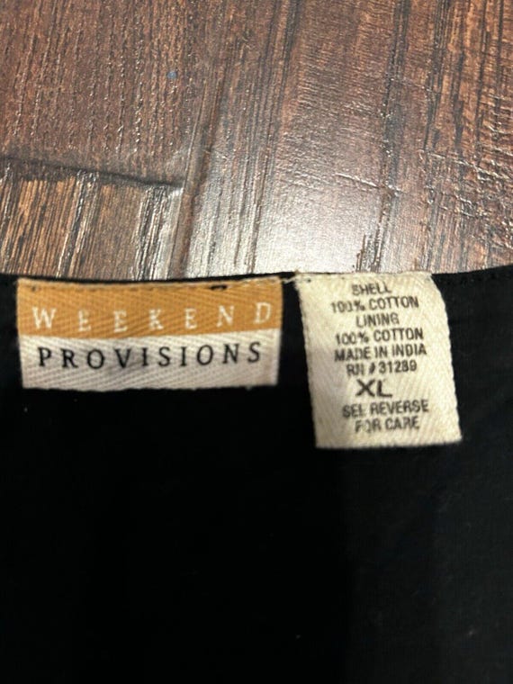 Embroidered Vintage 90s Weekend Provisions Womens XL Button Embroidered Vintage 90s Weekend Provisions Womens XL Button
