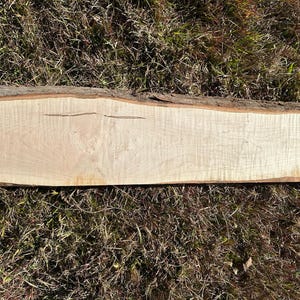 Live Edge Curly Maple Board 5/4-D