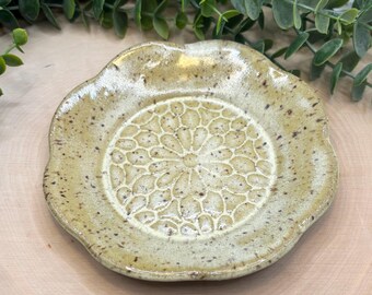 Ceramic Jewelry and Trinket Plate