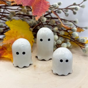 Mini Ceramic Ghost Sculptures