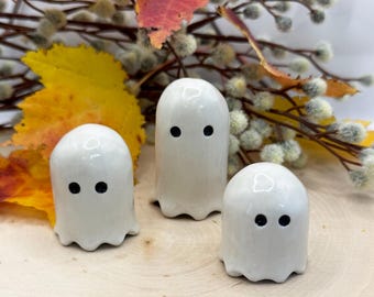 Mini Ceramic Ghost Sculptures