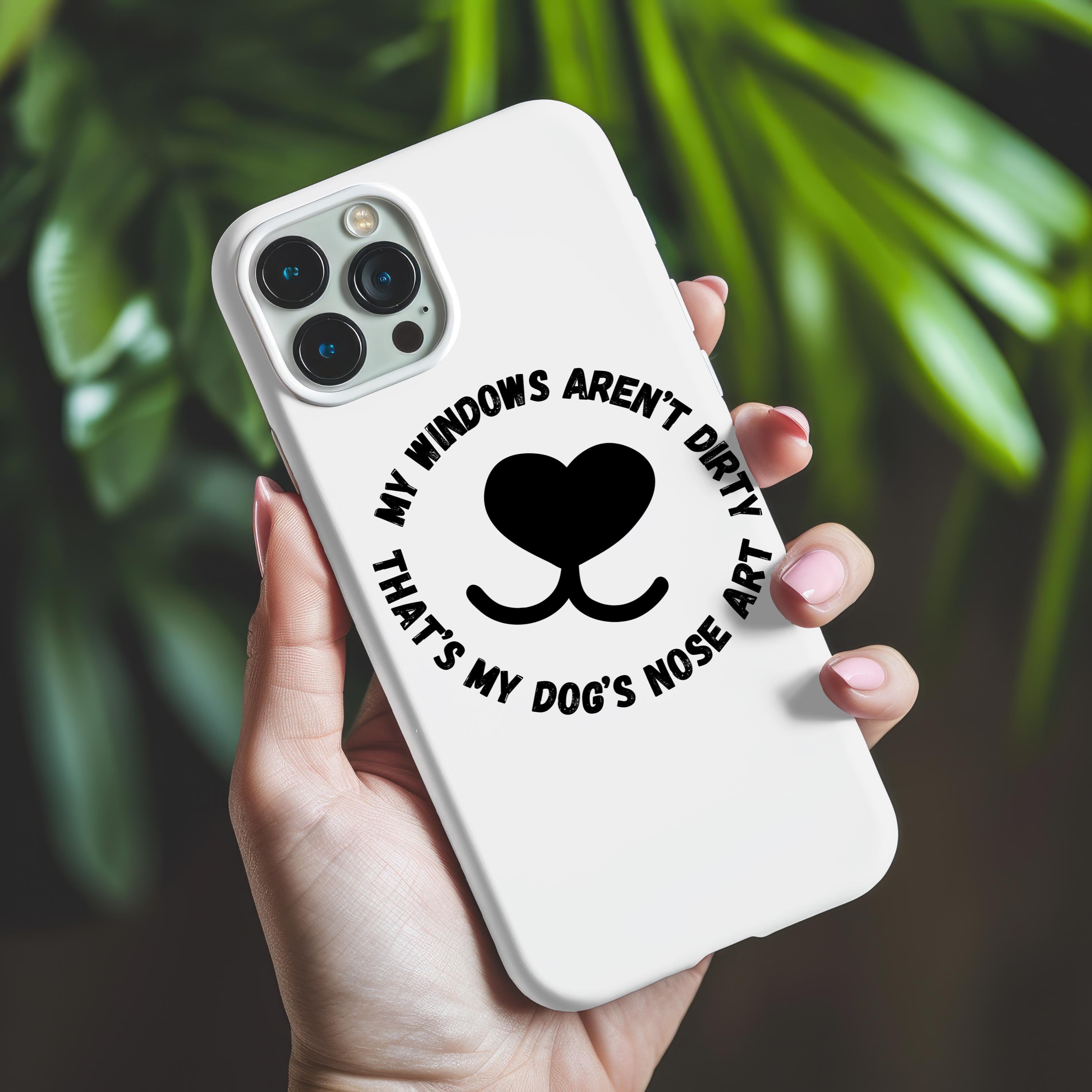 My Windows Aren't Dirty That's My Dog's Nose Art - Personalized Metal Sign Dog Metal Sign